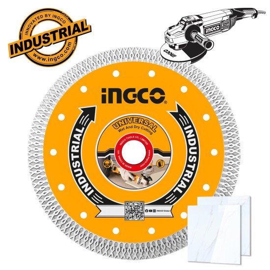 INGCO Διαμαντόδισκος λεπτός 1.4mm 230mm DMD082301HT