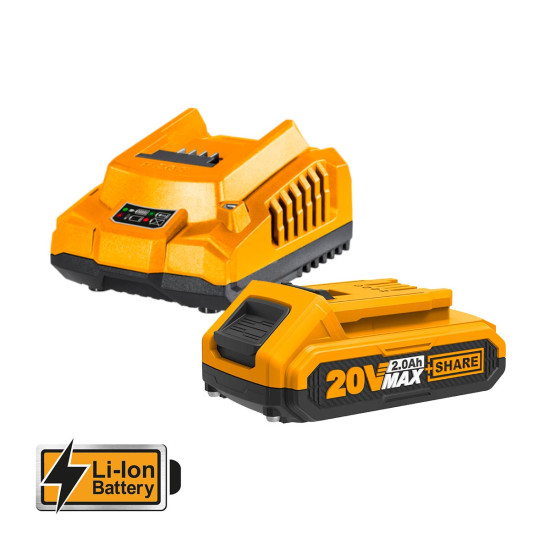 INGCO Καστάνια μπαταρίας 3/8" 20V Li-Ion CDRLI206015