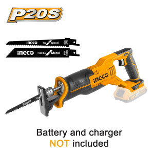 INGCO Σπαθοσέγα μπαταρίας 20V Li-Ion SOLO CRSLI1152