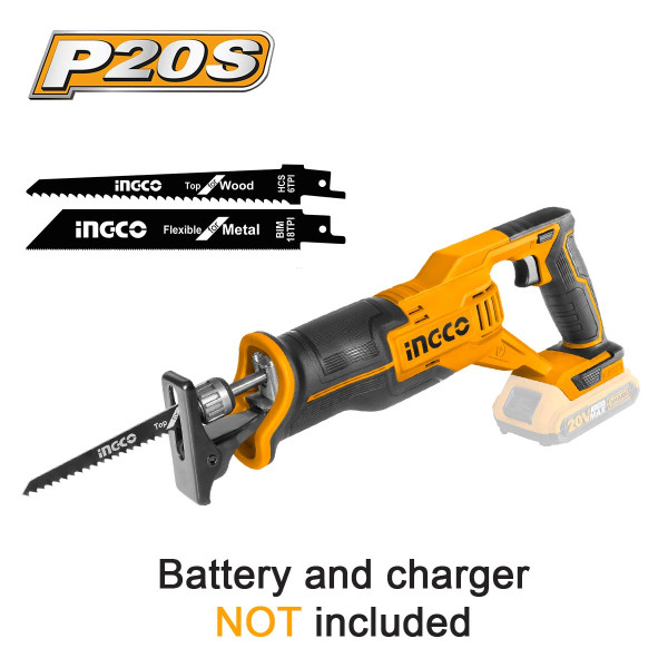 INGCO Σπαθοσέγα μπαταρίας 20V Li-Ion SOLO CRSLI1152