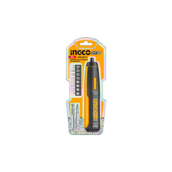 INGCO Κατσαβίδι μπαταρίας 4V Li-Ion USB Type-C 11 τεμαχίων CSDLI0413