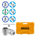 INGCO Εργαλεία χειρός και καρυδάκια 1/4" - 1/2" - 3/8" σετ 216 τεμαχίων HKTHP22161
