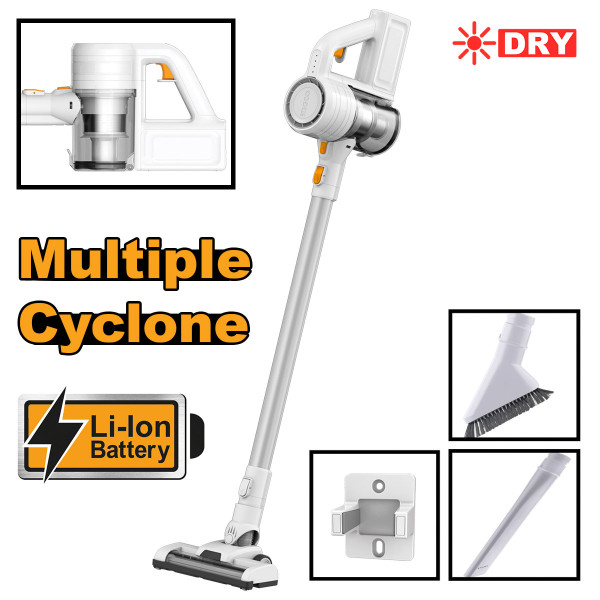 INGCO Σκούπα Stick Cyclone μπαταρίας 22.2V Li-Ion 140W VCH22111