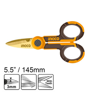 INGCO Ψαλίδι ηλεκτρολόγου 145mm HES02855
