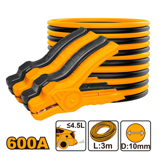 INGCO Καλώδια μπαταριών 600A HBTCP6008