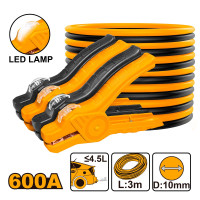 INGCO Καλώδια μπαταριών 600A Led HBTCP6008L