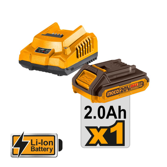 INGCO Θαμνοκοπτικό μπαταρίας 20V Li-Ion CGTLI20301