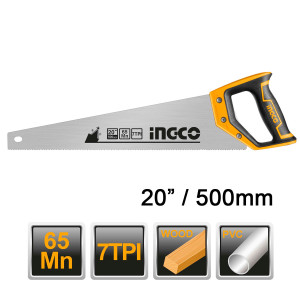 INGCO Σεγάτσα ξύλου 500mm HHAS08500