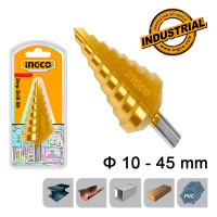 INGCO Τρυπάνι κωνικό με διαβάθμιση 10-45mm AKSDS10453
