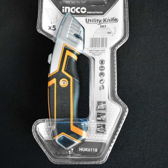 INGCO Μαχαίρι μοκέτας HUK6118