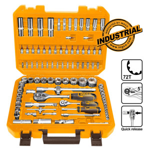 INGCO Καρυδάκια 1/2" - 1/4" σετ 94 τεμάχια HKTS42941
