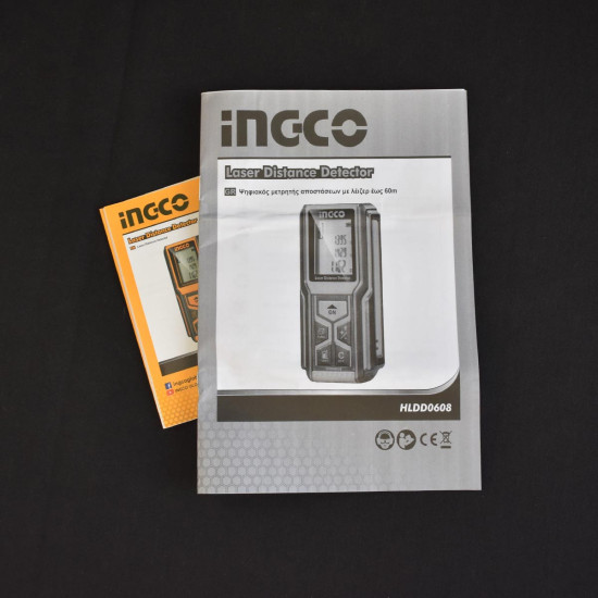 INGCO Μετρητής αποστάσεων Laser 60m HLDD0608