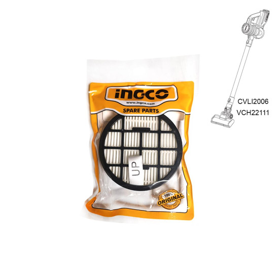 INGCO Φίλτρο σκούπας Air-inlet HEPA για VCH22111 και CVLI2006 VCH22111.HEPA