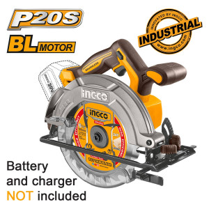INGCO Δισκοπρίονο μπαταρίας 20V Li-Ion SOLO Φ 165mm CSLI1652