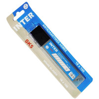 INTER Λάμες ανταλλακτικές μαχαιριών 18mm sk5 steel 10 τεμάχια 758617