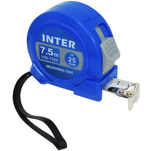 INTER Μέτρο μπλε 7.5m-25mm 8Z15G7525