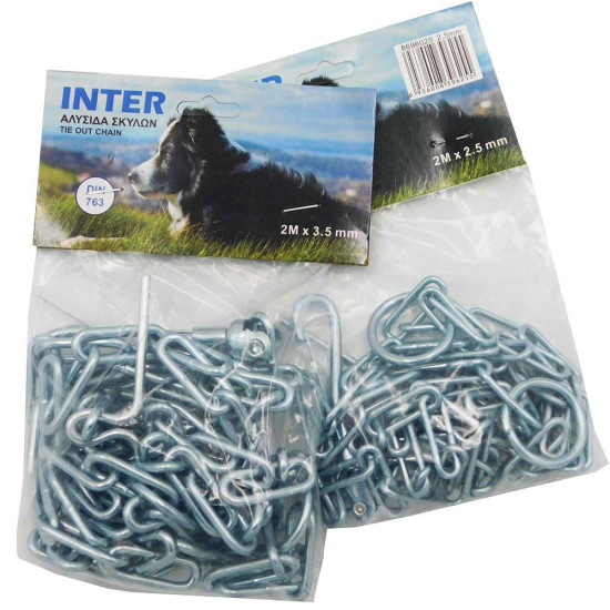 INTER Αλυσίδα σκύλων DIN763 2.5mmX2m 8696025