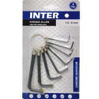 INTER Κλειδιά allen σετ 8 τεμάχια 738911