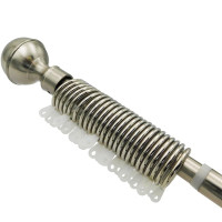INTER Κουρτινόβεργα πτυσσόμενη νίκελ 19mm/1.4-2.5m