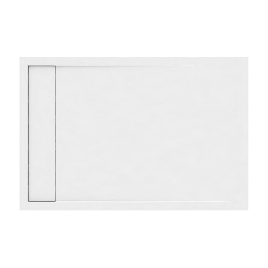 Ντουζιέρα ημικυκλική ακρυλική ELEMENT KARAG 90x90x5,5cm