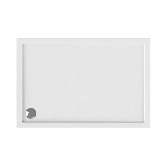Ντουζιέρα τετράγωνη ακρυλική NEW FLAT KARAG 80x80x5,5cm