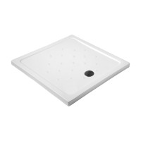 Ντουζιέρα τετράγωνη πορσελάνης PORCELAIN FLAT KARAG 90x90x6,5cm