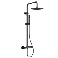 Θερμοστατική μπαταρία σταθερού ντους ARTEMIS Nero SC418M 1231 KARAG