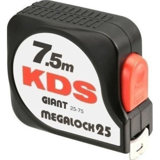 KDS Μετροταινία Megalock giant 25mm X 7.5m