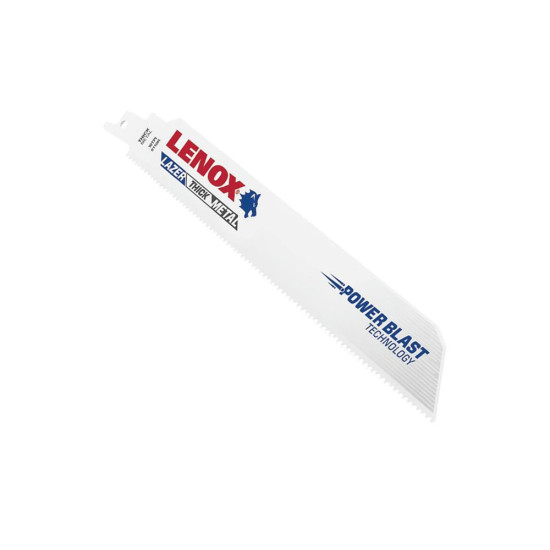 LENOX Ανταλλακτικές λάμες σπαθοσέγας ιδανικές για κοπή συμπαγών μετάλλων 305mm 12'' 5Τ 2019012118R