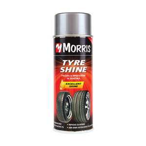 SPRAY MORRIS για το γυάλισμα και την προστασία ελαστικών 400ml TYRE SHINE