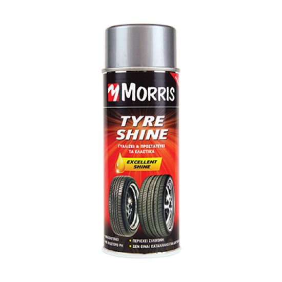 SPRAY MORRIS για το γυάλισμα και την προστασία ελαστικών 400ml TYRE SHINE