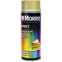 SPRAY MORRIS Σπρεϊ διακοσμητικό ακρυλικό βερνικόχρωμα χρώμα χρυσό 400ml