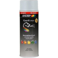 MOTIP Χρώμα spray λευκό Gloss Ral 9010 ακρυλικής βαφής 400ml