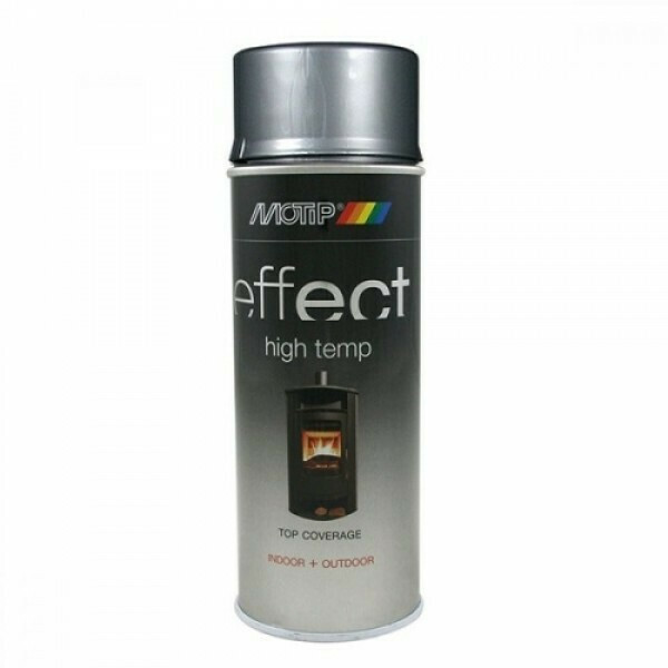 MOTIP Spray effect υψηλής θερμοκρασίας ασημί 400ml 302402