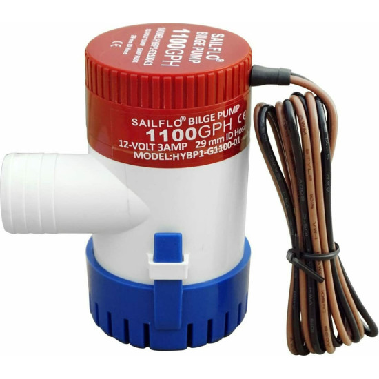 NOVA Αντλία βυθού 1100GAL/12V χωρίς φλοτέρ 36D09-1100Α