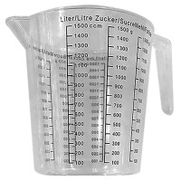 Δοσομετρητής πλαστικός με λαβή 1500ml 100295