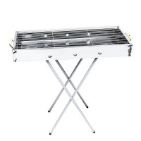 Ψησταριά inox αναδιπλούμενη 85Χ32cm 03793