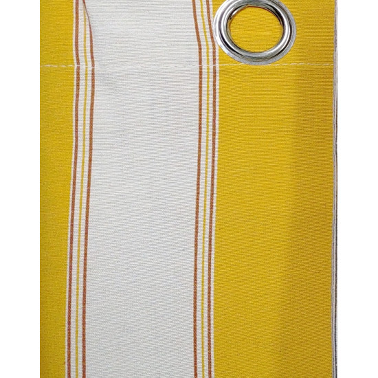 Τεντόπανο 190gr 150X300cm με ρίγες κίτρινες 01979