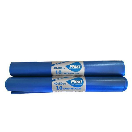 Σακούλες μπαζών FLEX 40X80cm  συσκευασία 10 τεμαχίων 08-40-40080