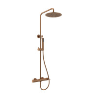 Orabella Preciosa Brushed rose gold - Στήλη ντουζ με στρόγγυλη κεφαλή Φ250