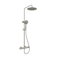 Orabella Preciosa Brushed nickel - Στήλη ντουζ με στρόγγυλη κεφαλή Φ250