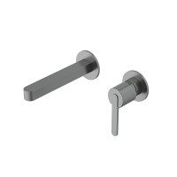 Orabella Marea Gun metal light - Μπαταρία νιπτήρος, εντοιχισμού 2 οπών