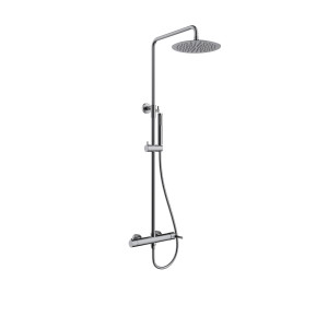 Orabella Marea Gun metal light - Στήλη ντουζ με στρόγγυλη κεφαλή Φ250