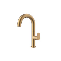 Orabella Oval Brushed gold - Μπαταρία νιπτήρος