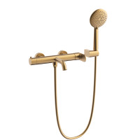 Orabella Oval Brushed gold - Μπαταρία Λουτρού