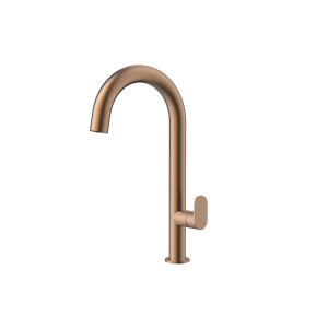 Orabella Oval Rose gold Ψηλή - Μπαταρία νιπτήρος