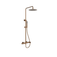 Orabella Oval Rose gold - Στήλη ντουζ με στρόγγυλη κεφαλή Φ250
