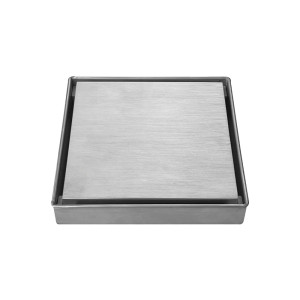 Square Brushed nickel - Σιφώνι δαπέδου