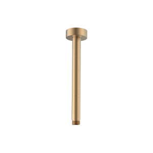 Βραχίονας Ντουζ Οροφής Στρόγγυλος – 17 cm Brushed gold