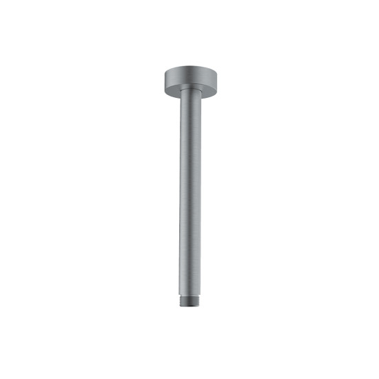 Βραχίονας Ντουζ Οροφής Στρόγγυλος – 17 cm Gun metal light